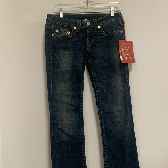 True Religion Johnny Straight Leg Stretch Jean - Picture 2 of 7